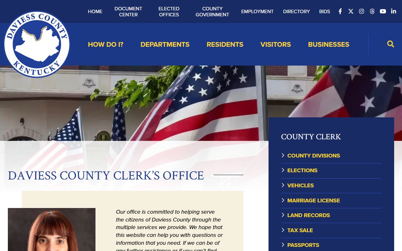 Daviess County Kentucky Clerk office for property records
