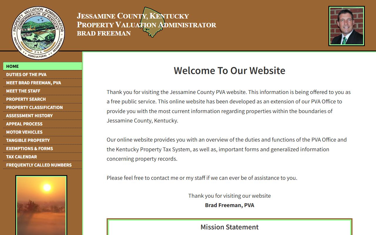 Jessamine County PVA office for property assessments in Nicholasville Kentucky